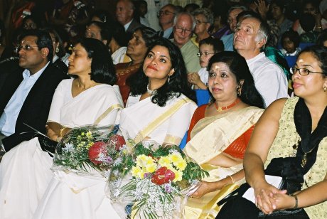 Honourable guests are admiring attractive performances