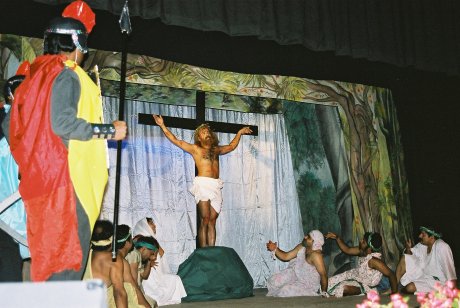 Jesus Christ is crucified in Golgotha -from Bible Ballet